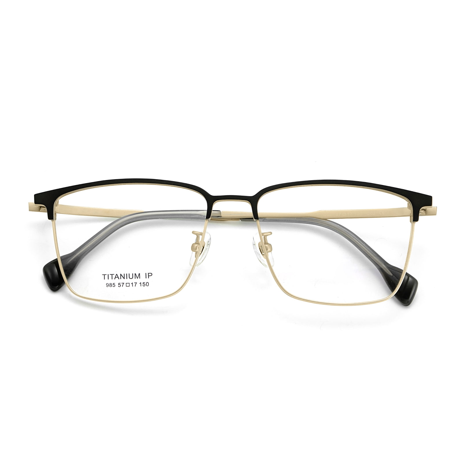 985 Densed Supercilium Line Electroplated Frame Pure Titanium Glasses