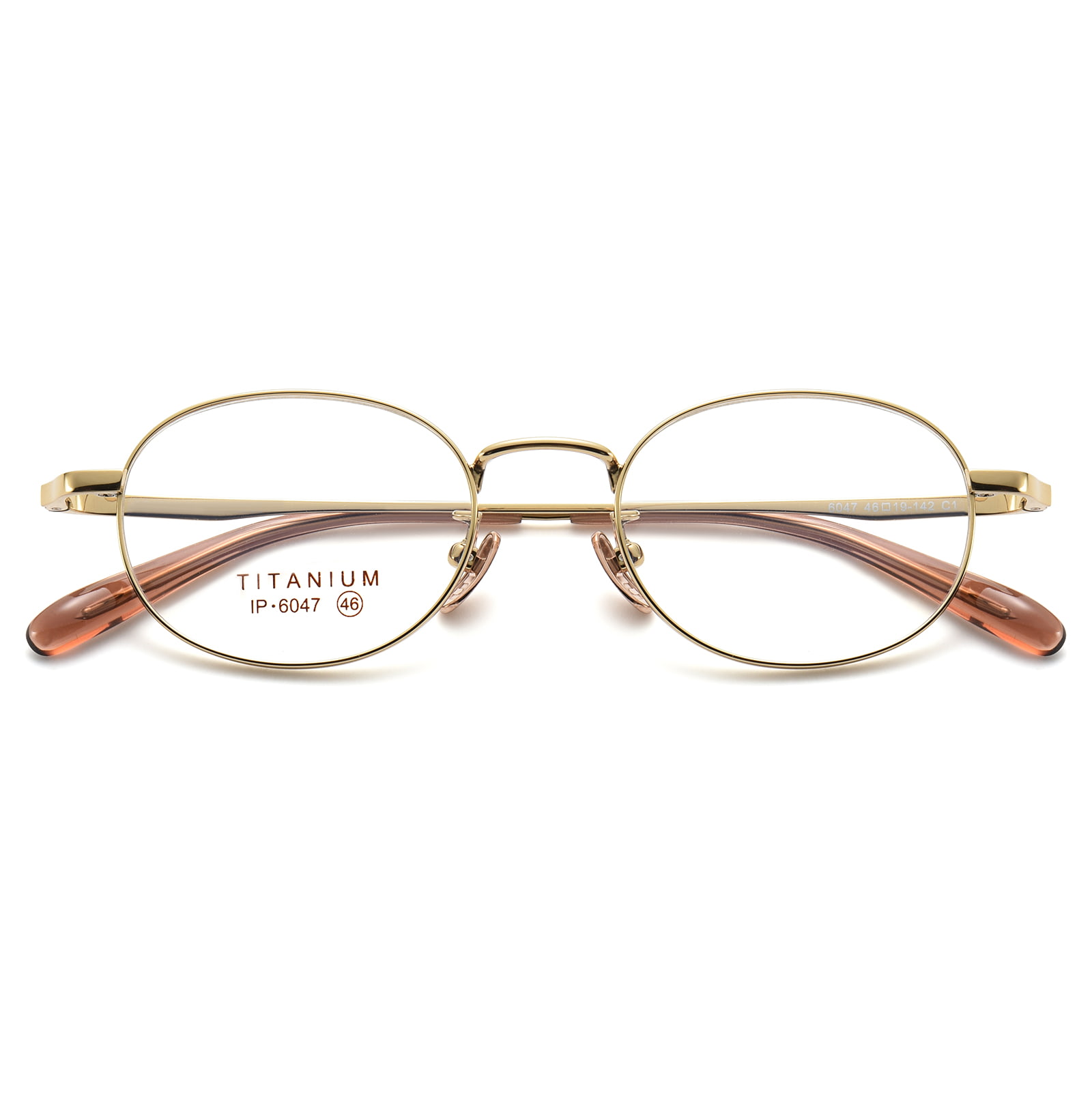 6047 Lata Rimmed Exquisite Non Allergenic Pure Titanium Vitri