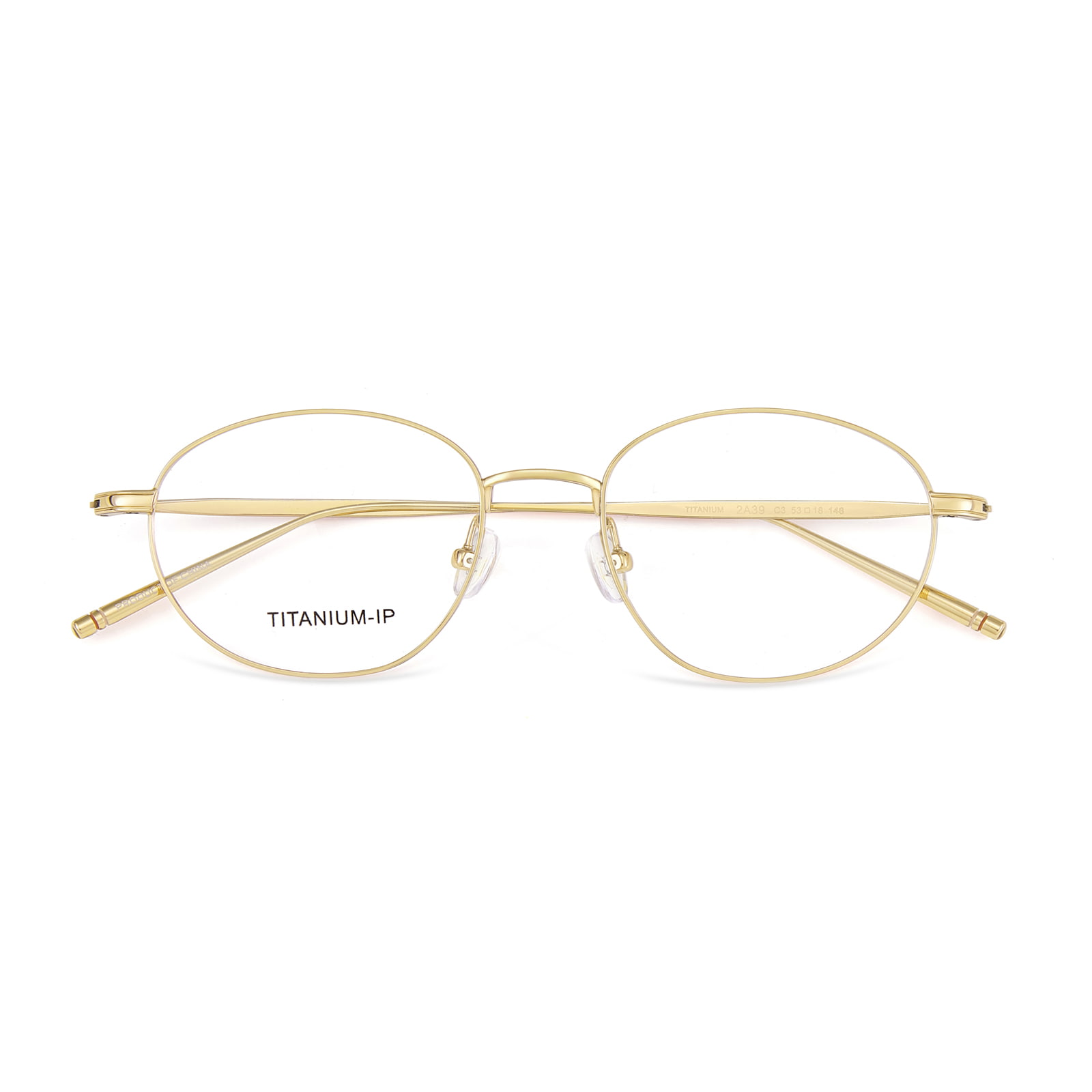 2A39 Narrow Frame Adjustable Nase Pads Pure Titanium Glasses