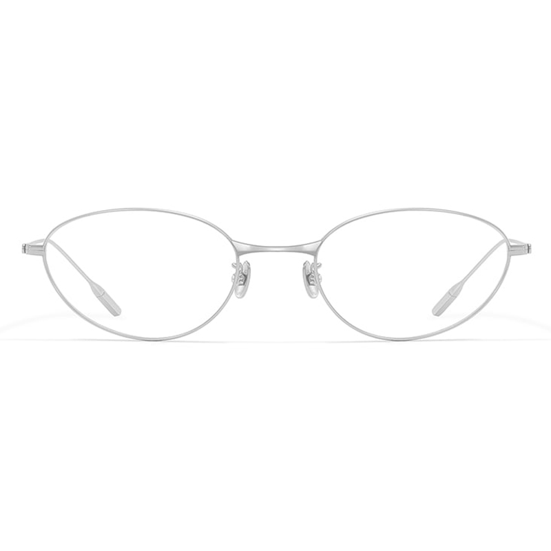 Pade Oval Cat-Eye Color Rich Pure Titanium Glasses