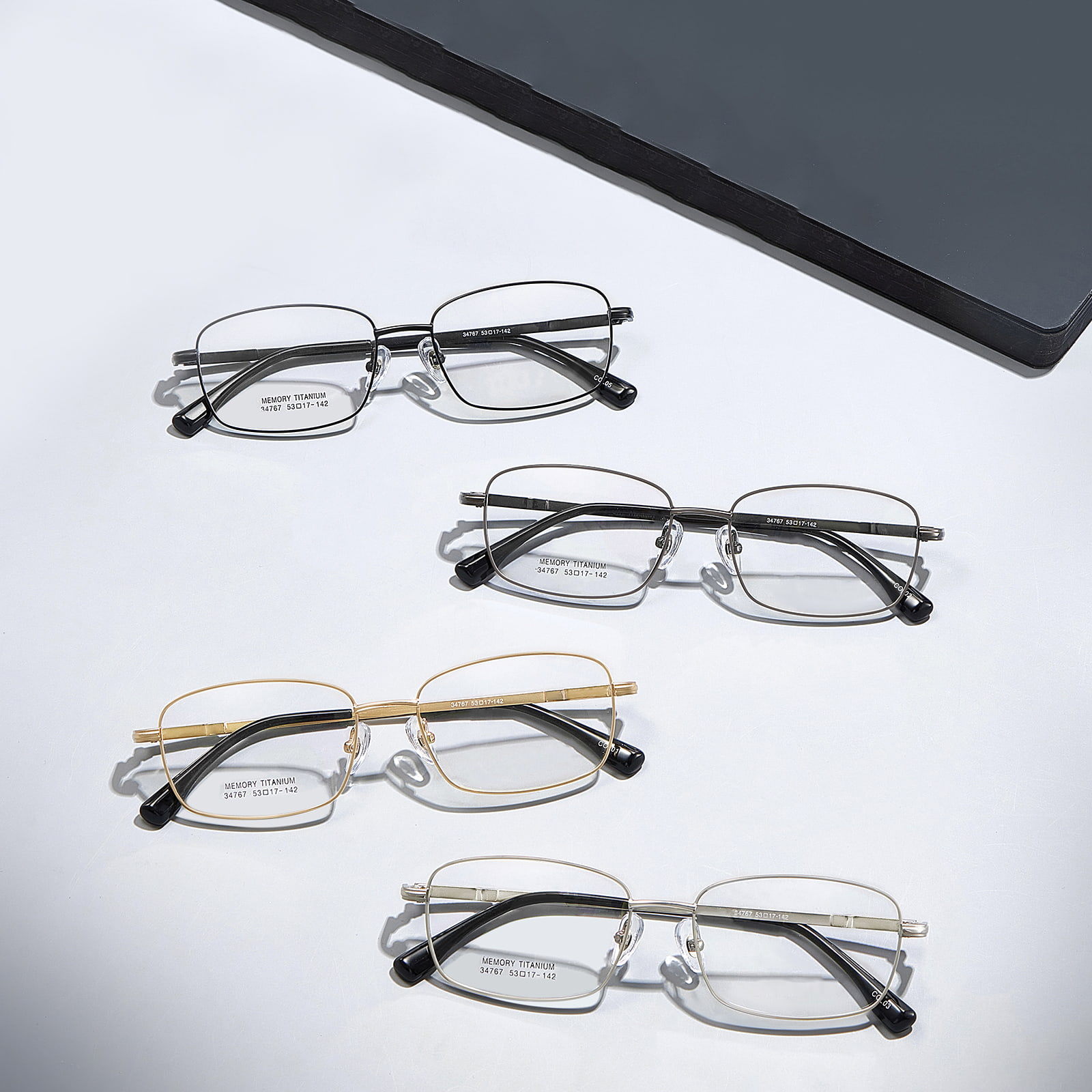 34767a Workplace Memoria Titanium Anti-extrusionem Vitri Alloy