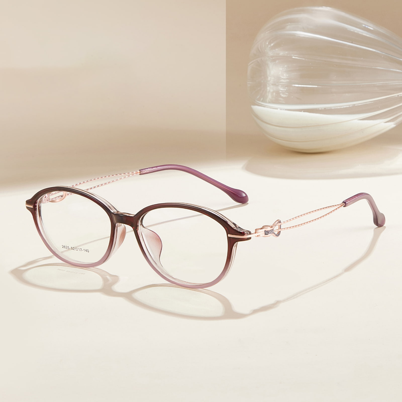 2625 Sudor resistens Glitter Inlaid TR90 Vitra