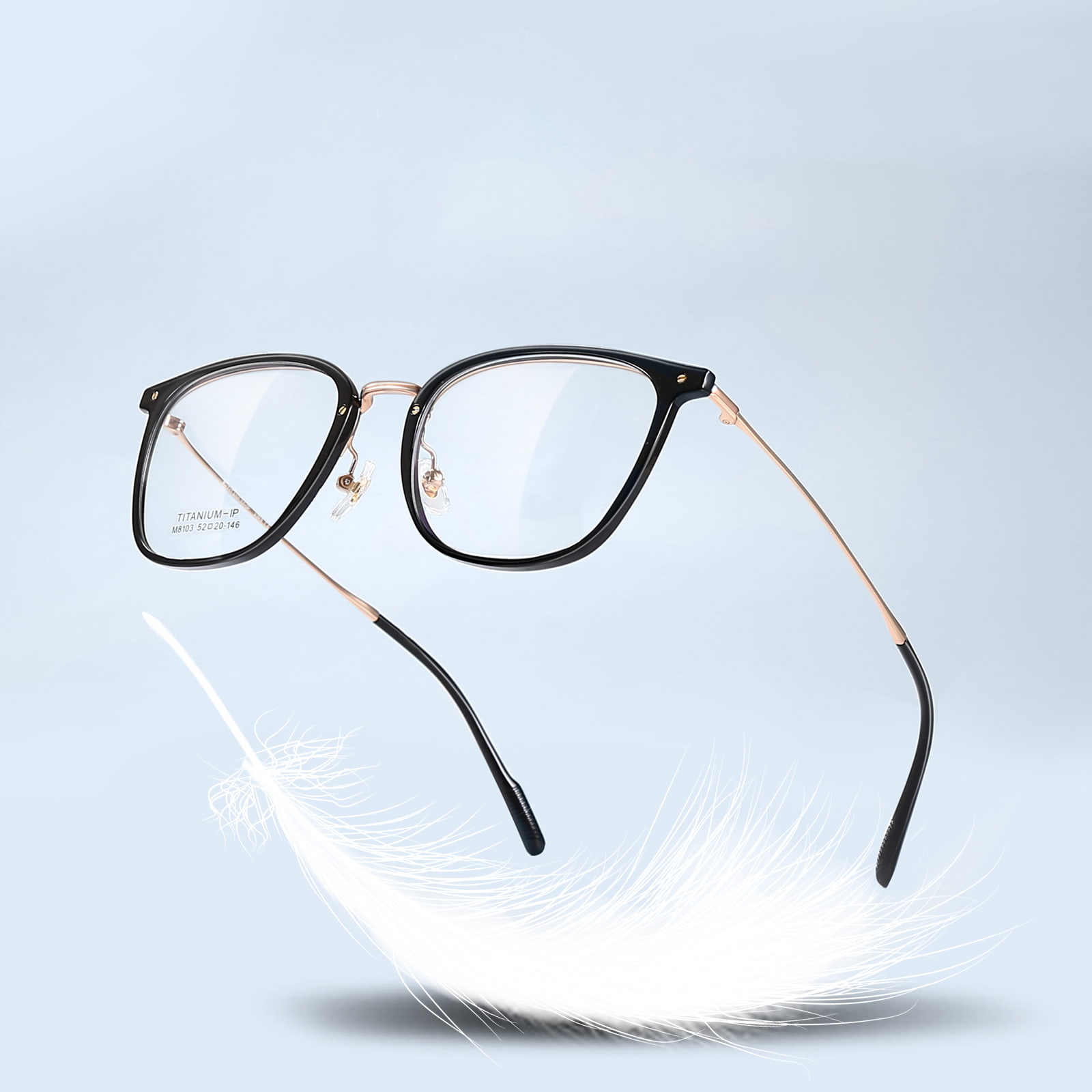 M8103 Drop-Resistentes, Serena, Non Deformable β-Vitra Titanium