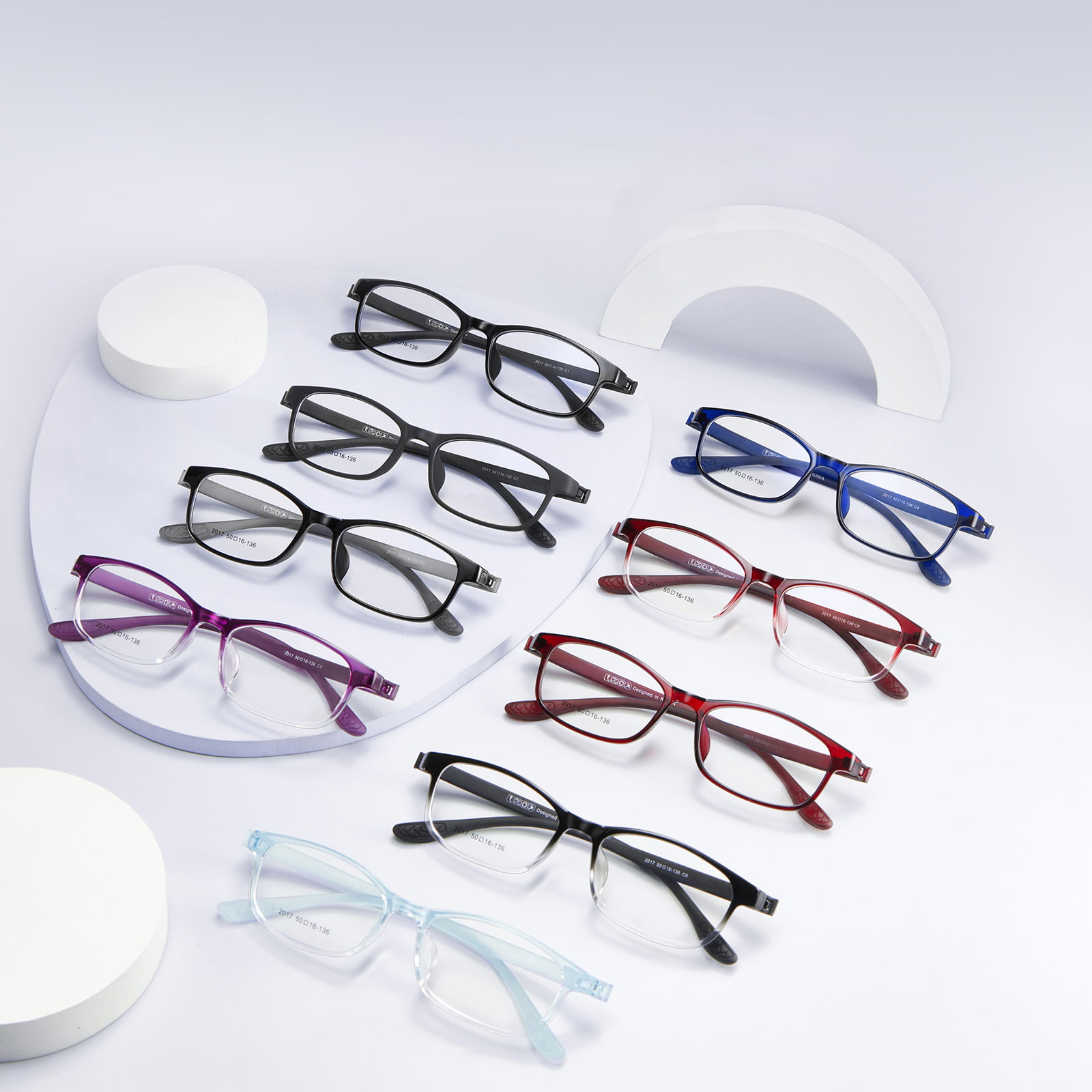 2017 Clip-on, Occumbo Repugnans et gere-resistentes TR90 Vitra
