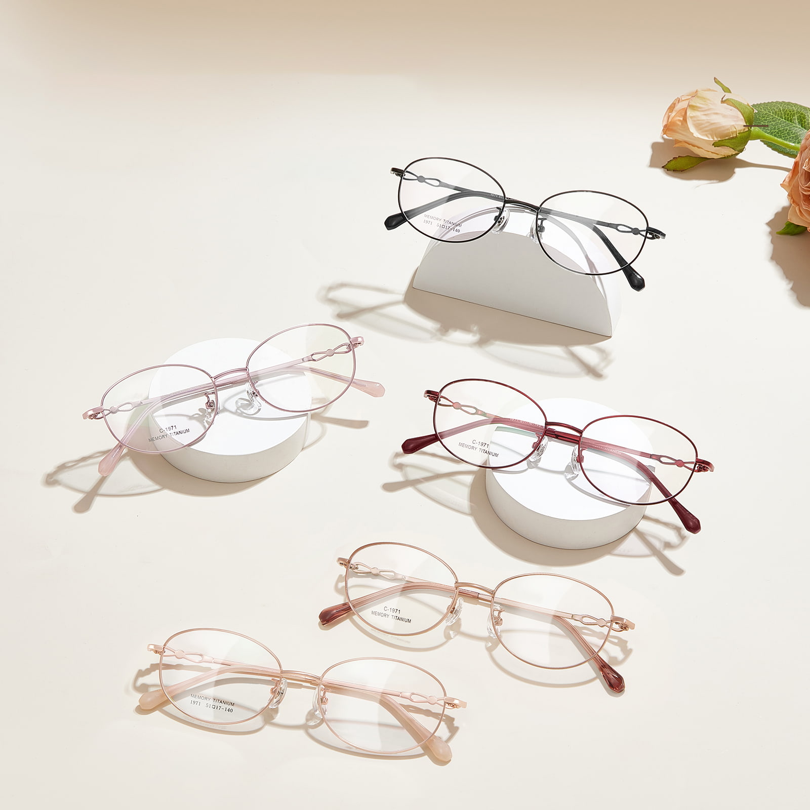 Memoria Commuter Delicate Titanium Alloy Glasses