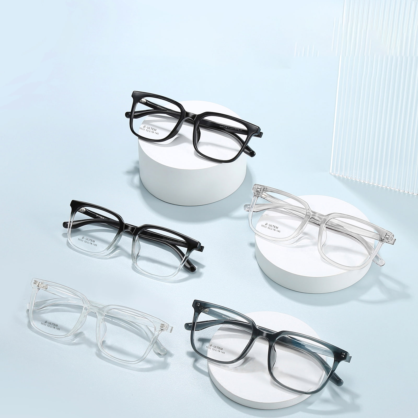 5533 Sports Square Frame Anti-collation TR90 Glasses