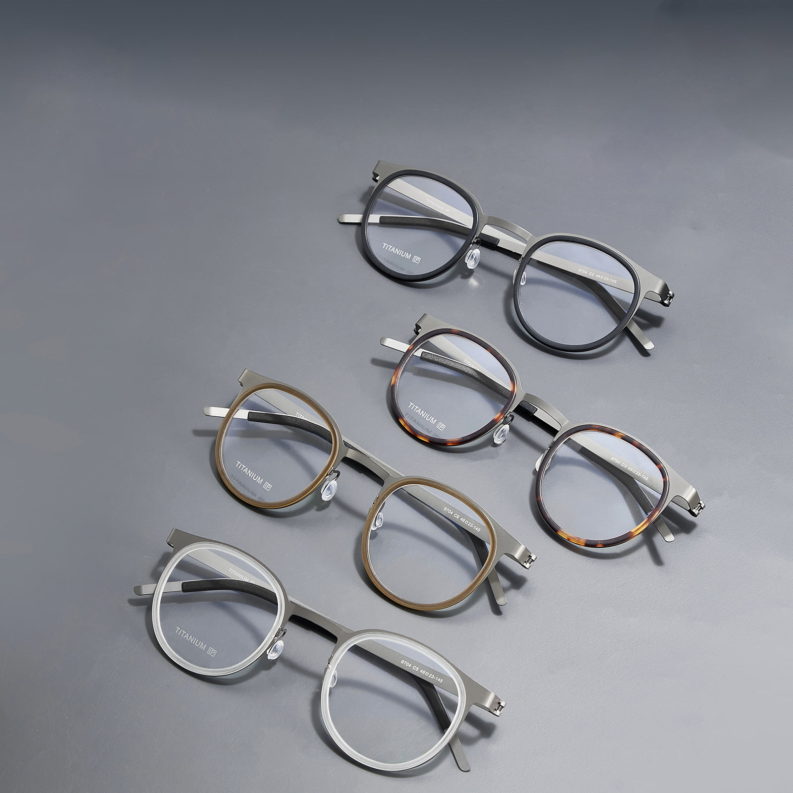 9704 Separate Rim Screwless Pure Titanium Vitra