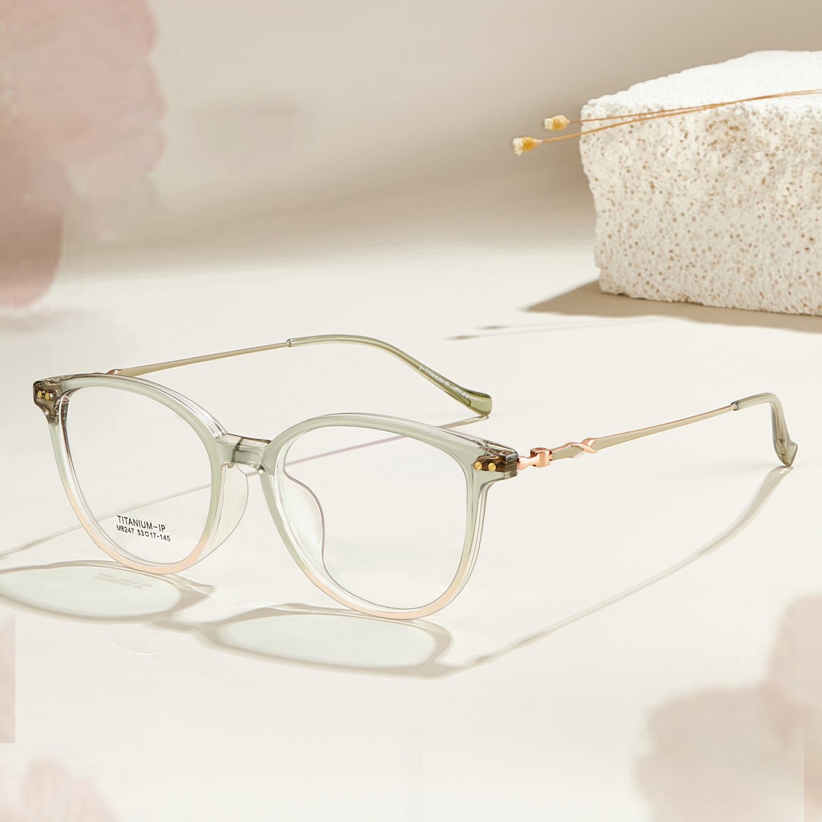 M8247 Ultralight Dilatata Edge Beta Titanium Glasses