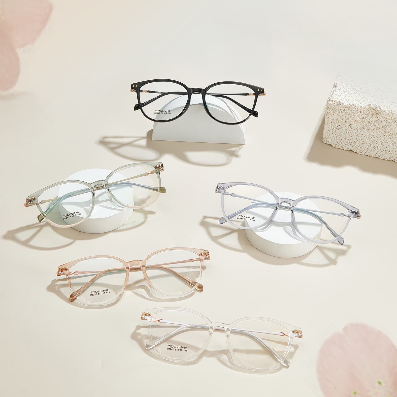 M8247 Ultralight Dilatata Edge Beta Titanium Glasses