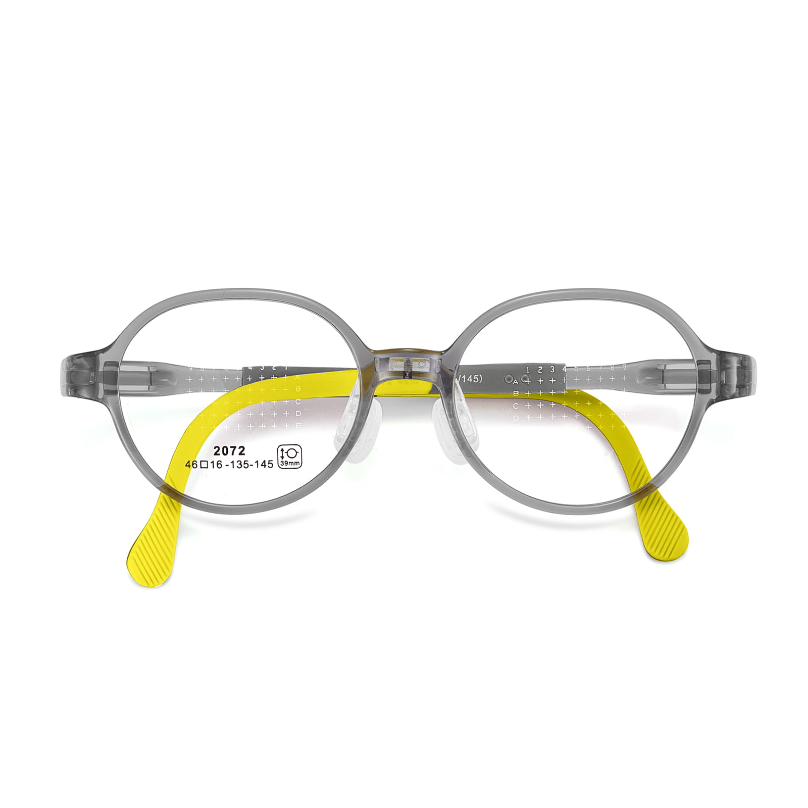 MMLXXII Discipulus arcum Hinge gere-repugnans Mollis Silicone Nasus Pad Glasses