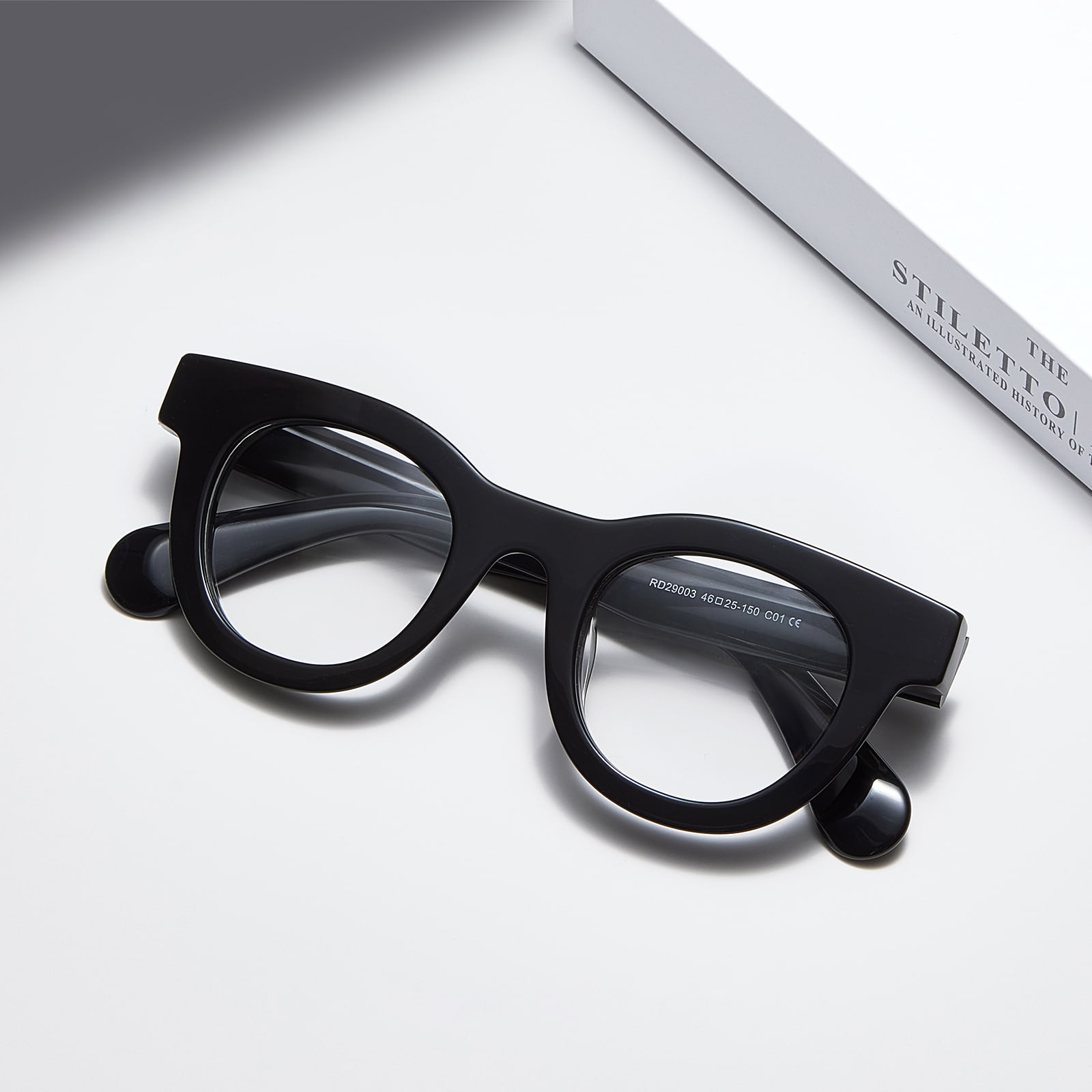 RD29003 Creber Round Frame Tough Plate Glasses
