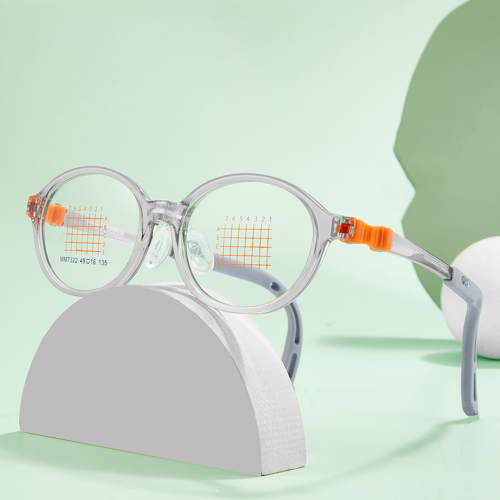 MM7322 Non deformatum Astigmatismus Correctio EMS Glasses