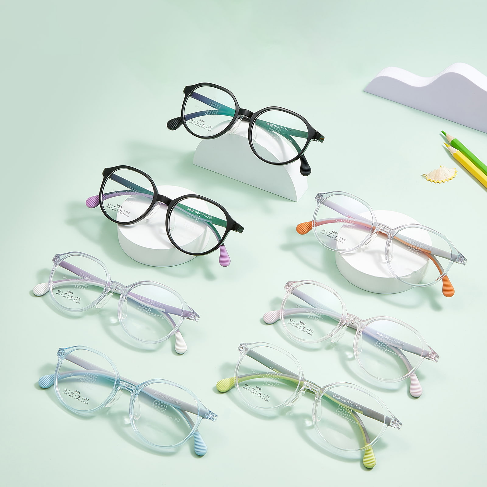 (LX)DCVI filii Multicolor U-Shiricone Nasus metus mollis Shaped