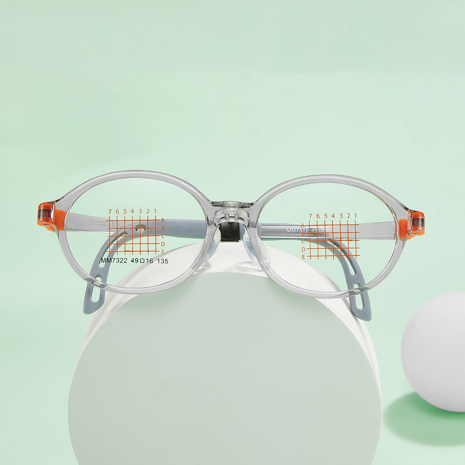 MM7322 Non deformatum Astigmatismus Correctio EMS Glasses