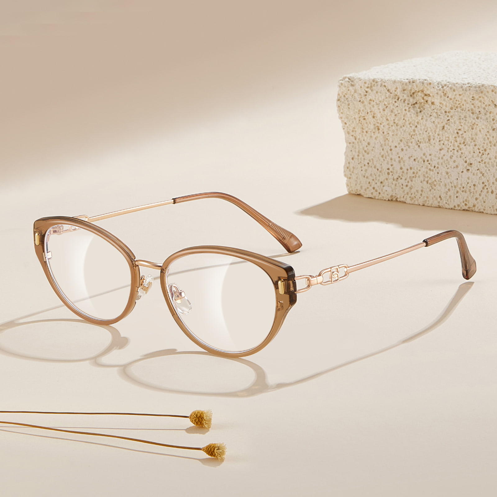 S12008 Cat-Eyse cavum interiorem Ringonem Anti-Blue Glasses