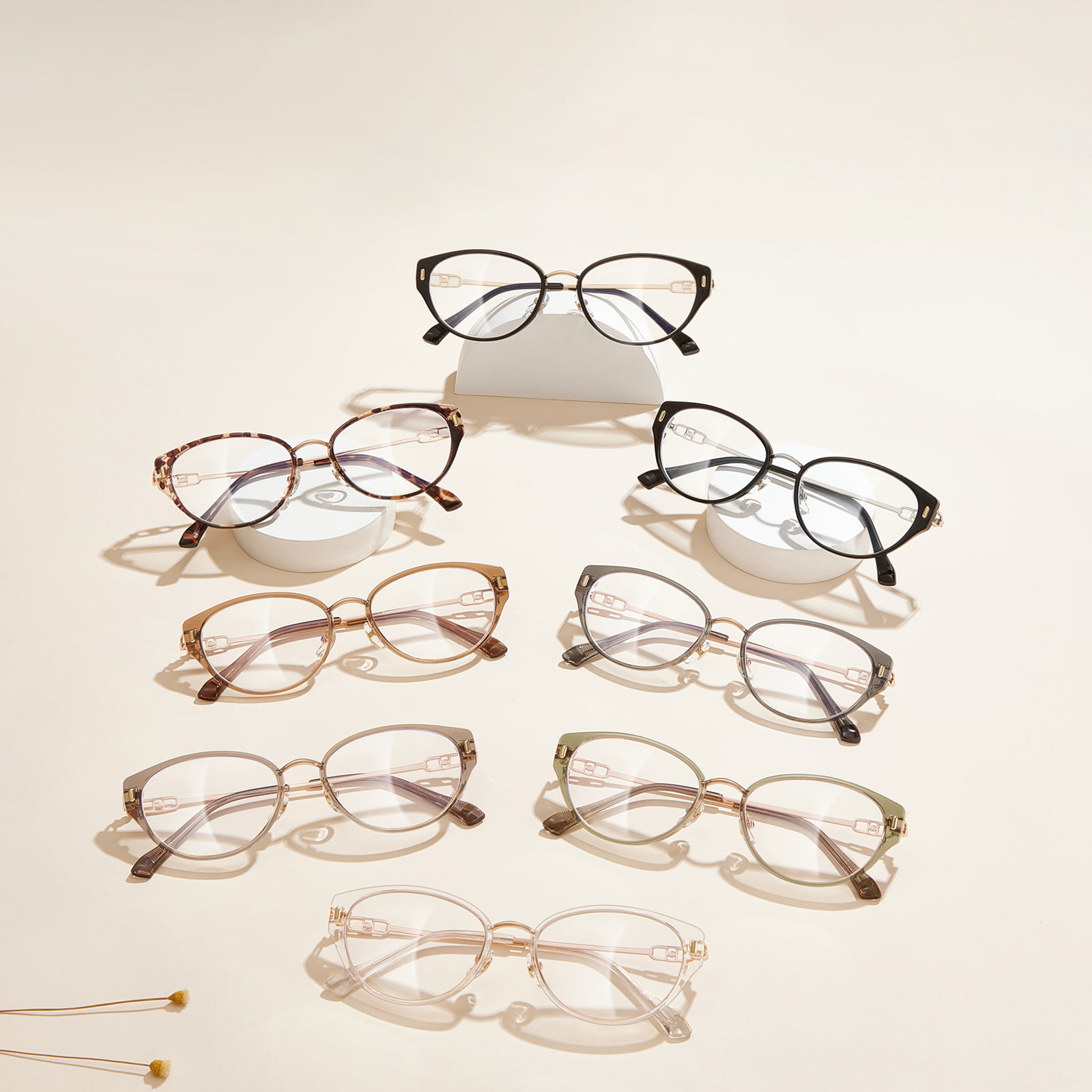 S12008 Cat-Eyse cavum interiorem Ringonem Anti-Blue Glasses
