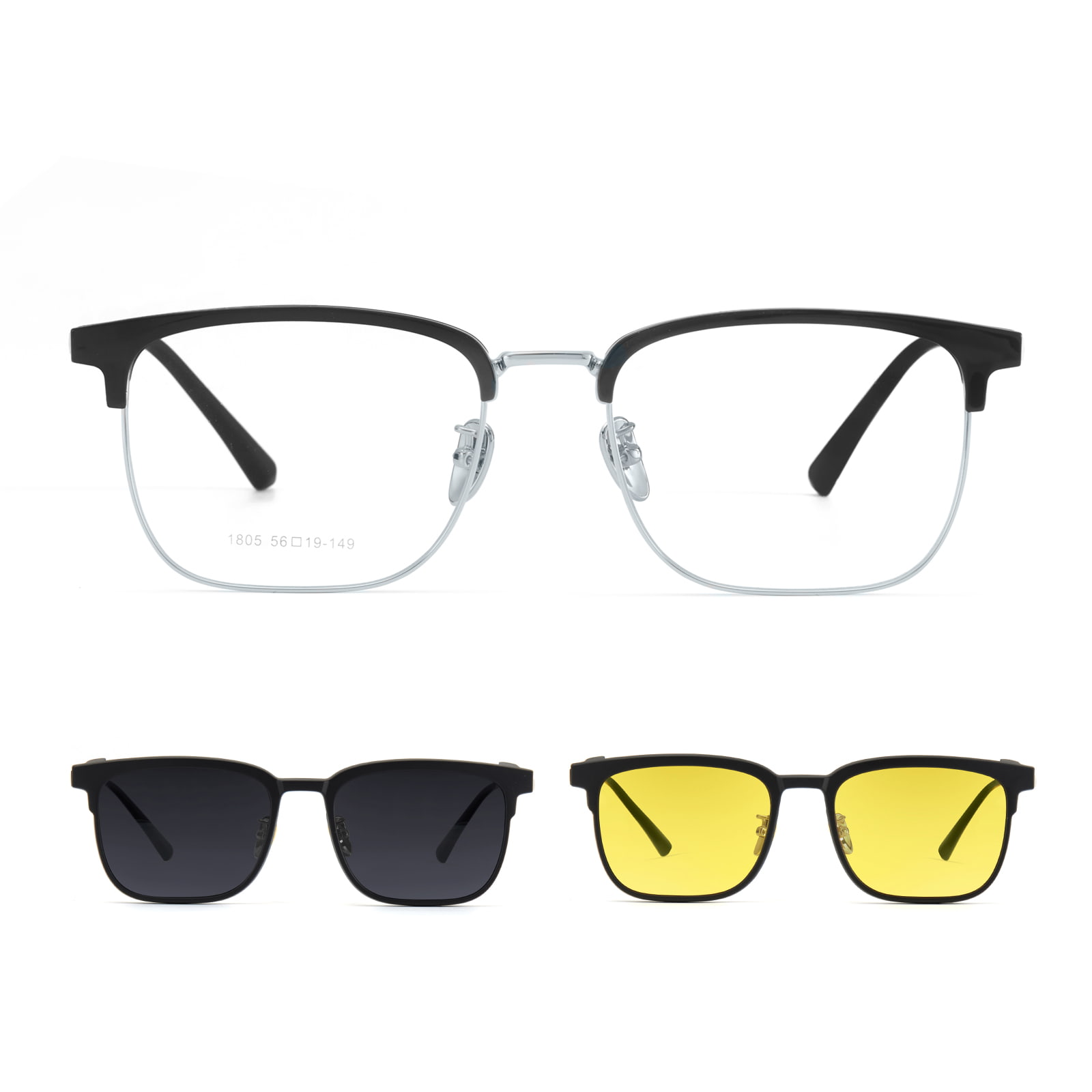 MDCCCV inconsutilem Velox-Release Magnetic Polarizer tribus in unum Magnetic Sunglasses