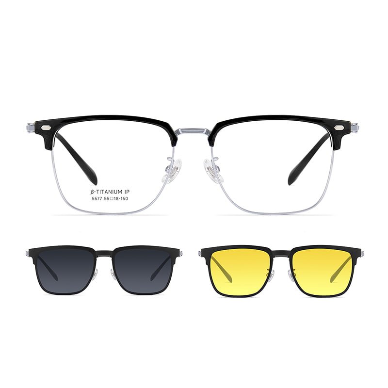 (V)DLXXVII Portable Coegi Supercilium Holder III in I Magnetic Sunglasses