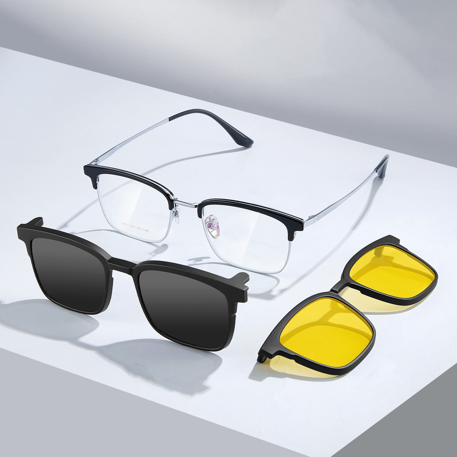 1803 Coegi Myopia Sunglasses Fortis 3-In-1 Magnetic Set