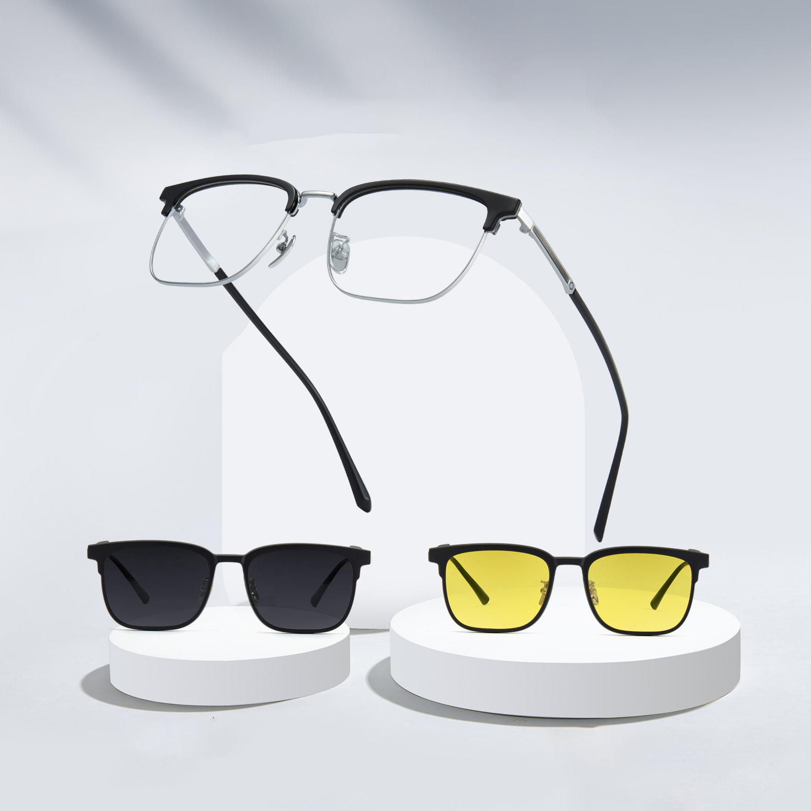 MDCCCV inconsutilem Velox-Release Magnetic Polarizer tribus in unum Magnetic Sunglasses