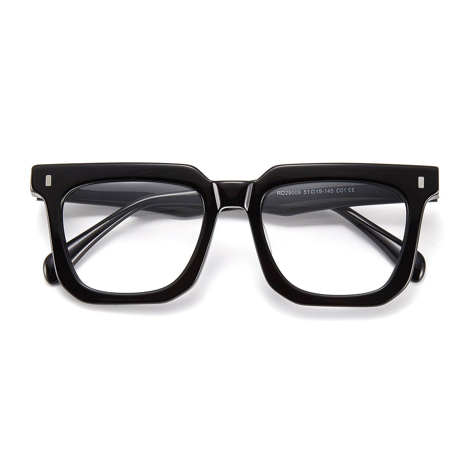 RD29009 Bold Square Frame Testudo Textured Acetate Vitra