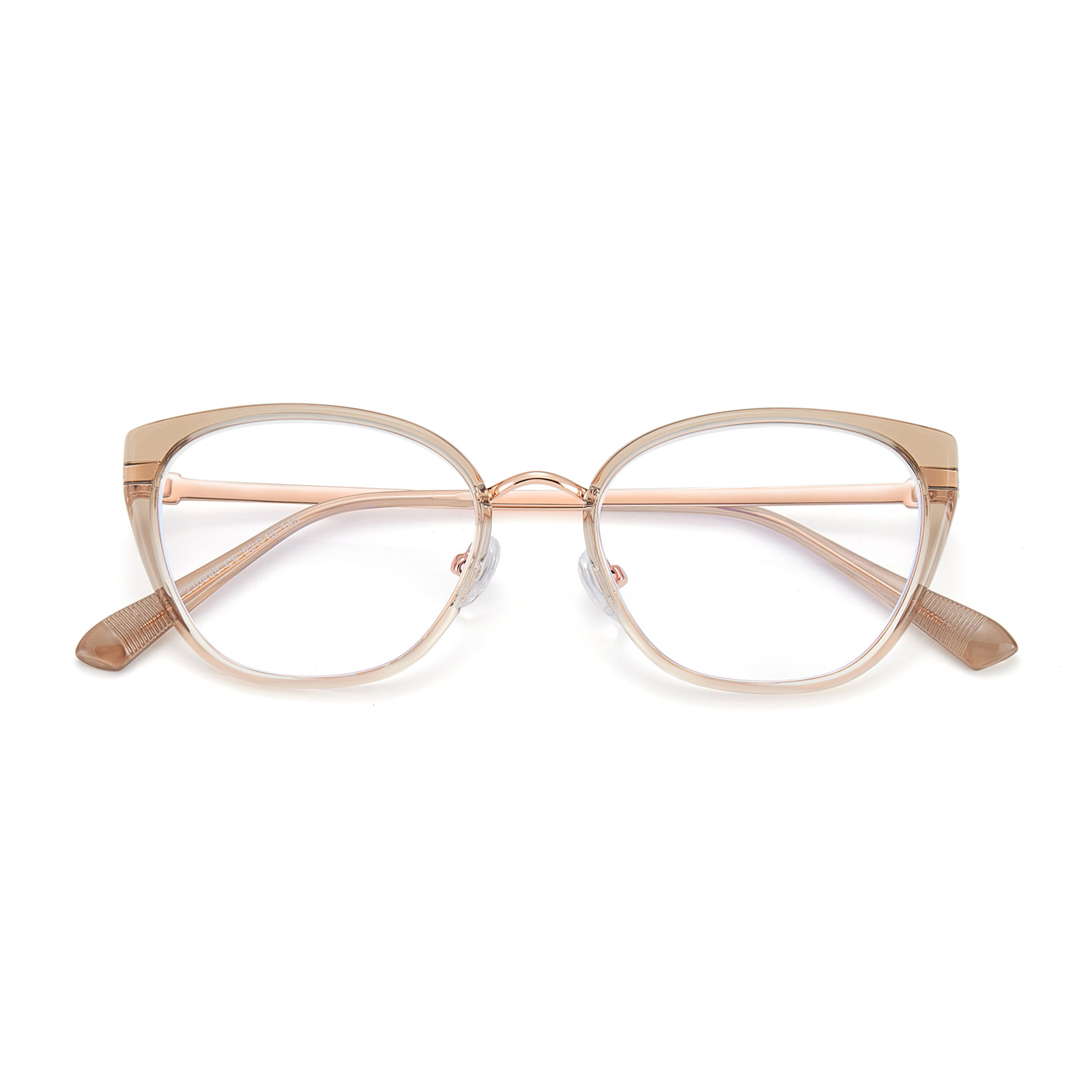 210448 Serena Cat-eye Striata Epistolae Anti-Blue Glasses