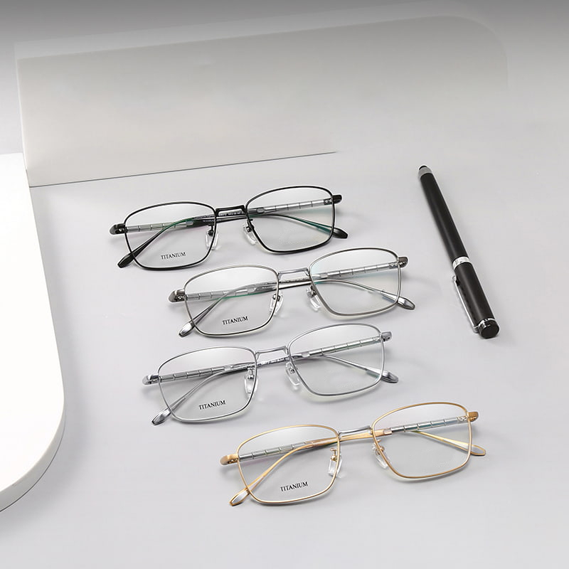 S9072 Round Bamboo Elite Pure Titanium Glasses