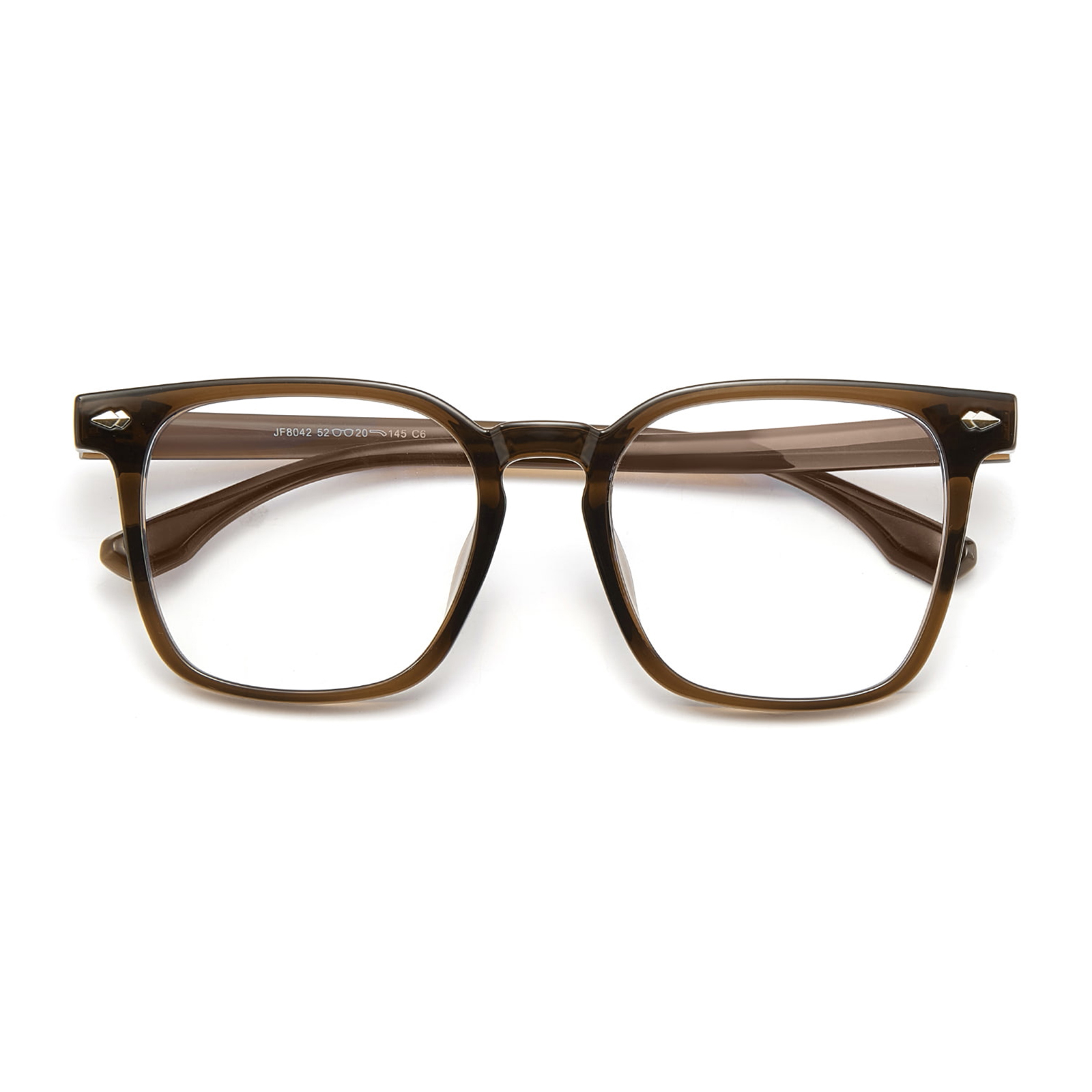 JF8042 Square Frame Lightweight Blue Light Clausus Glasses